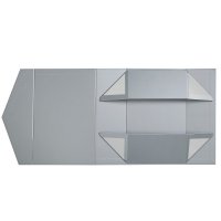 Magnetic Close Gift Box- Silver (310 x 200 x 100 CM)